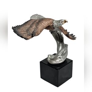Legends Reaching Higher Eagle Flying Bronze Art Sculpture 1995 Pardell 629/950